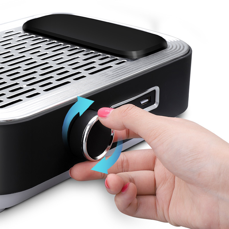 80W Electricity Storage 2-in-1 Nail Polisher Vacuum Cleaner 