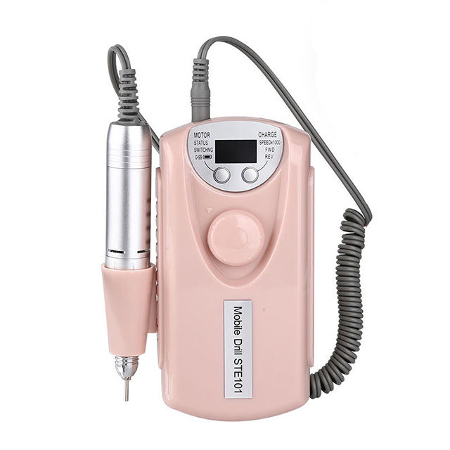 Rechargeable Nail Drill Set Easy to Operate 25w 30000rpm 