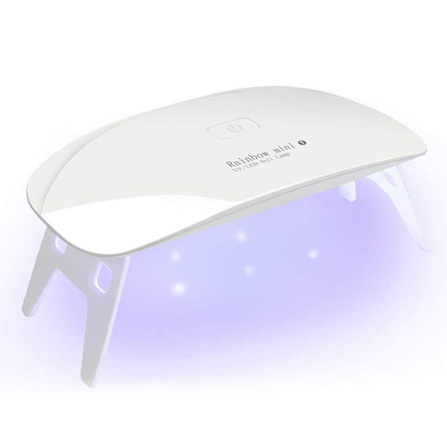 Foldable Nail Dryer Lamp Like Mouse 6w 