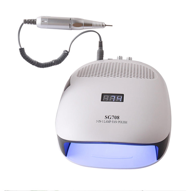 Nail Dryer Lamp Dust Collector 140w 4 in1 