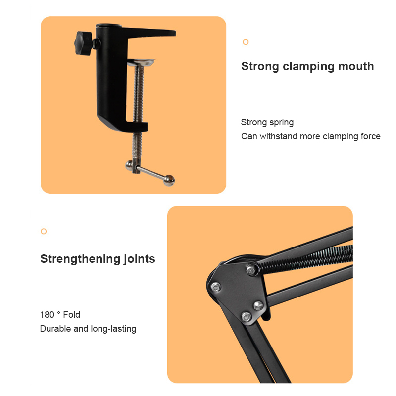 Nail Tattoo Embroidery Repair Work Refill Light Clip Table Lamps 