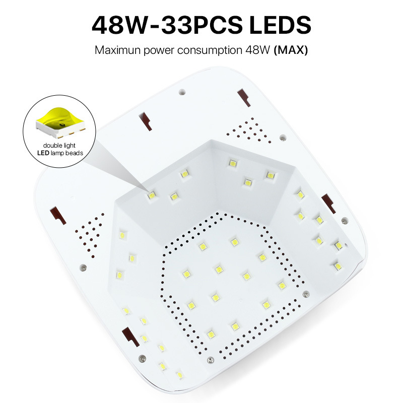 Large Space 4-speed Timed Drying Smart Nail Lamp 