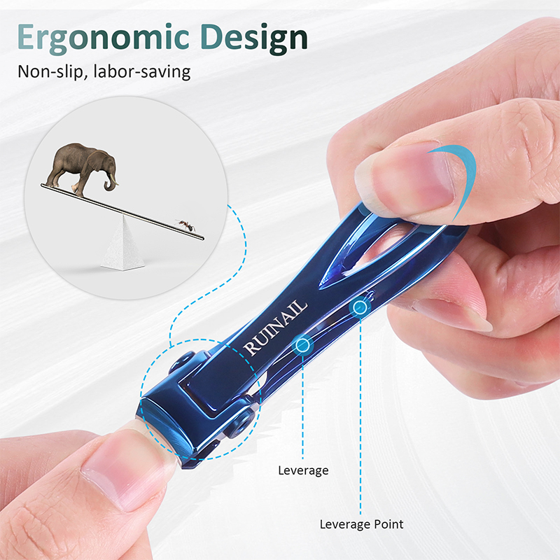 Large Opening Nail Clippers for Hard and Thick Nails 