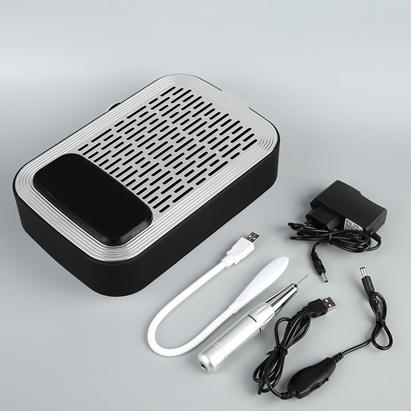 80W Electricity Storage 2-in-1 Nail Polisher Vacuum Cleaner 