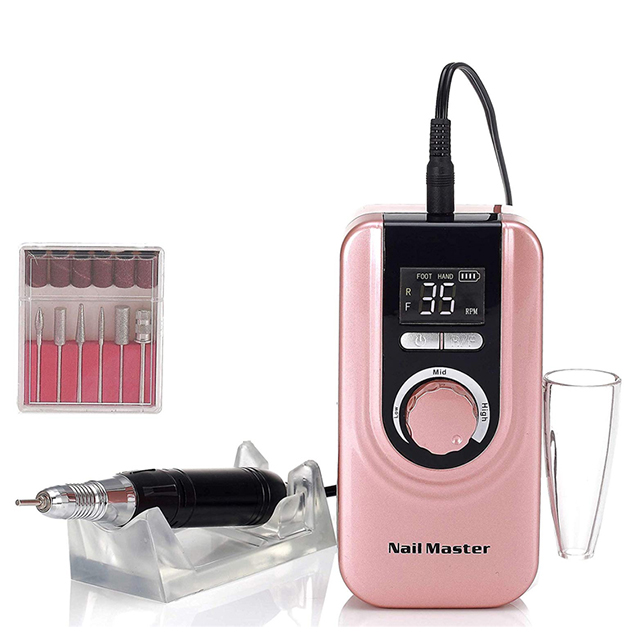 Rechargeable Nail Drill Set 110v 220v 25w 35000rpm 