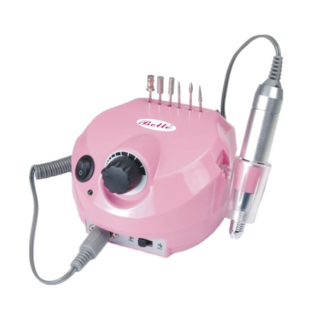 Nail Drill Set Electric Salon Use For Manicure 25w 25000rpm 