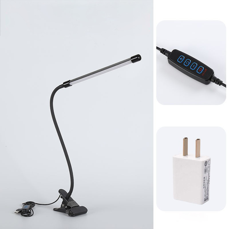 LED Embroidery Lamp Metal Flexible Gooseneck Lamp 