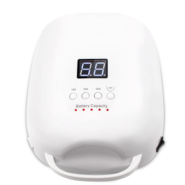Rechargeable Nail Dryer LED Lamp 86w Protable 