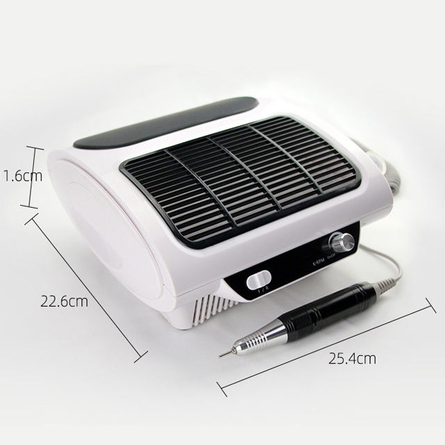 Big Suction Low Noise Nail Dust Collector With Filter 25 W 