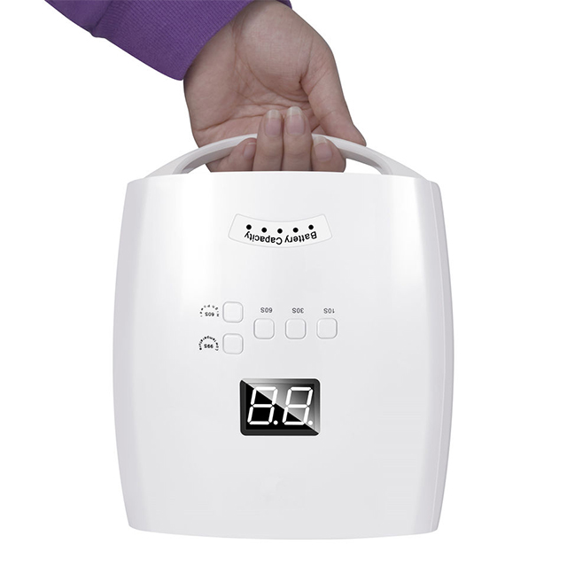 Rechargeable Nail Dryer Lamp For Gel Polish 54w Protable 