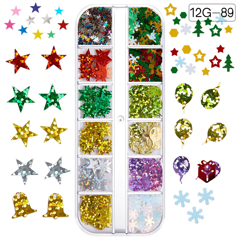 Super Shine Nail Forms Flowers Butterfly Star 