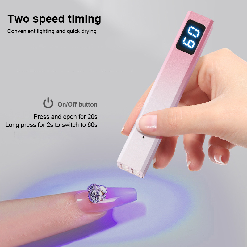 Handheld One Word Manicure Lamp Small UV Storage Model 
