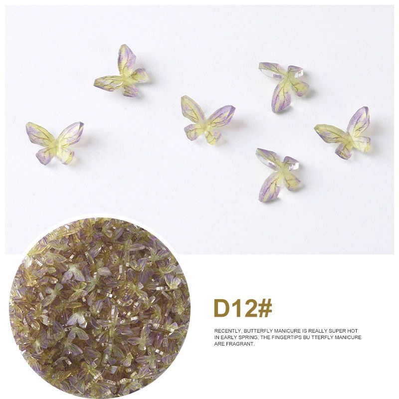 DIY Nail Stickers For Nail Art Flowers Butterfly Star Pack 