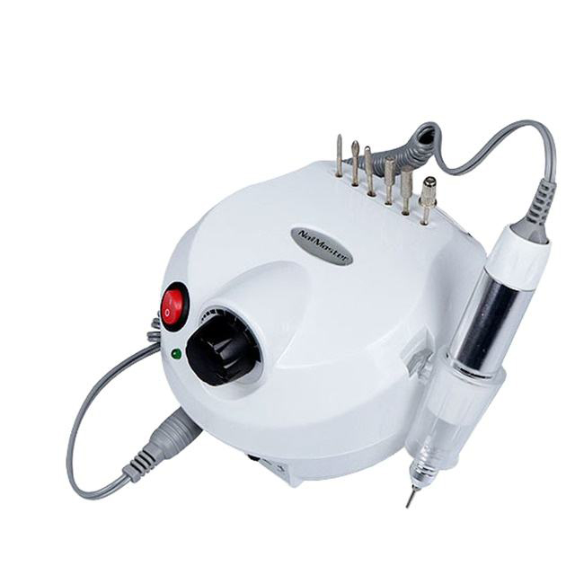 Nail Drill Set Electric Salon Use For Manicure 25w 25000rpm 