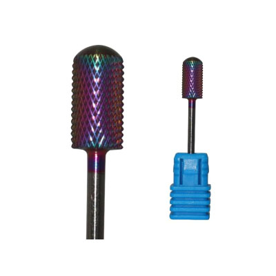 Rainbow Carbide Nail Drill Bits Tip For Natural Nails Buffer 