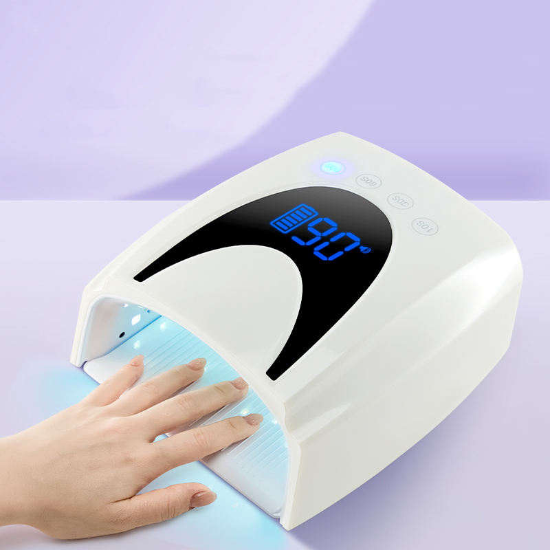 72W Rechargeable Cordless Nail Dryer Lamp Machine 