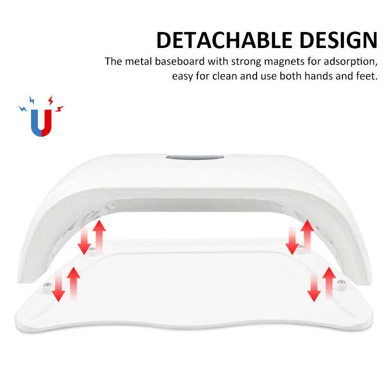 Red Hands Nail Lamp Automatic Sensor Quick Dry Baking Lamp 