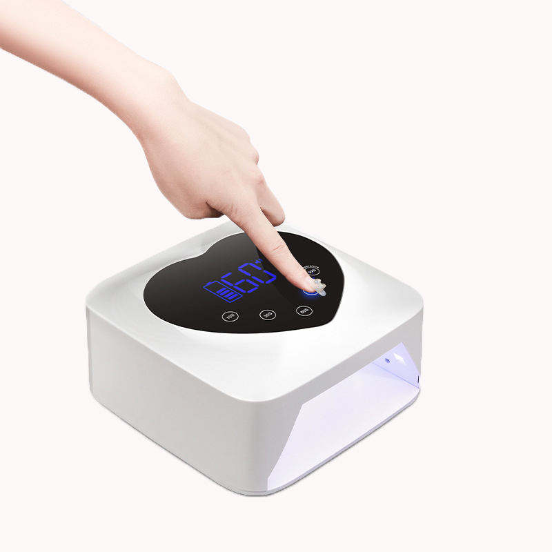 Rechargeable Nail Dryer Lamp Cordless with Heart-shape 72w 