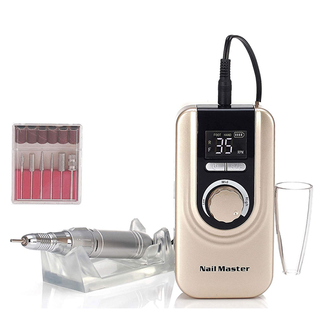 Rechargeable Nail Drill Set 110v 220v 25w 35000rpm 