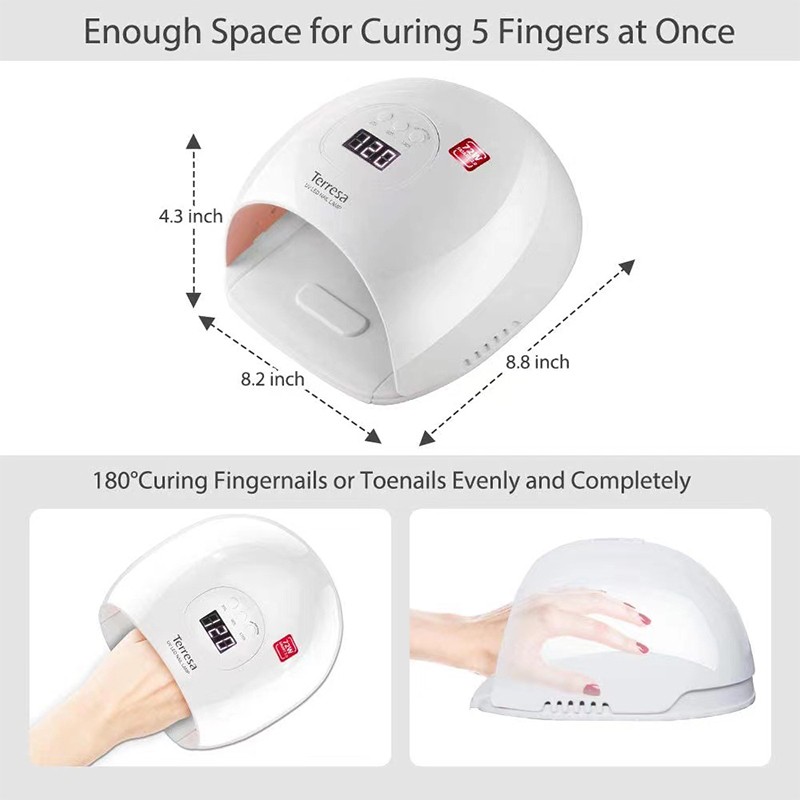 High Power Quick Drying No Black Finger Nail Drying Lamp 