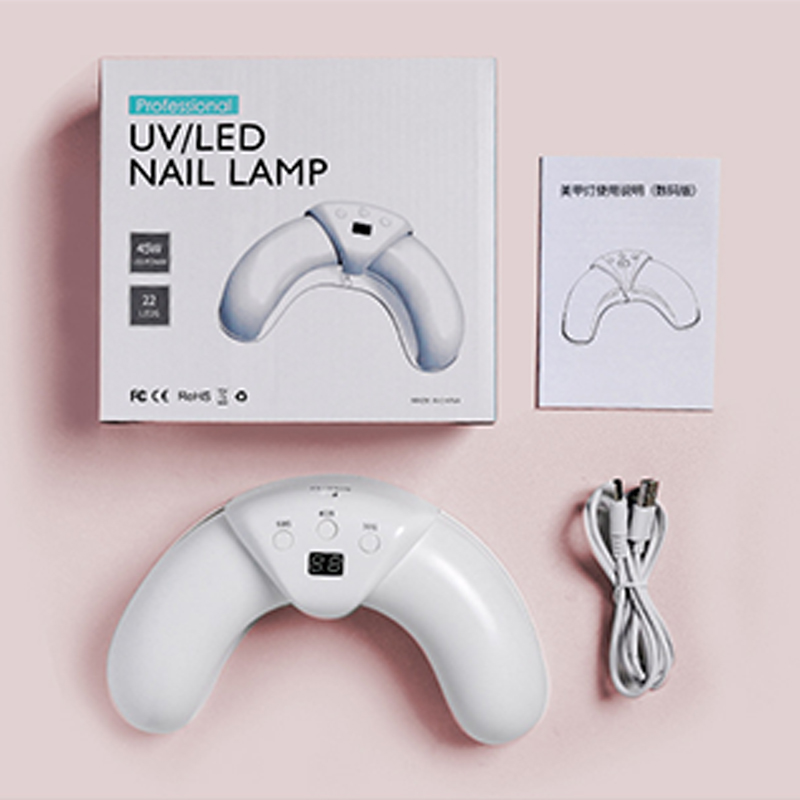 Folding Nail Light Therapy Machine for Quick-drying Shops 
