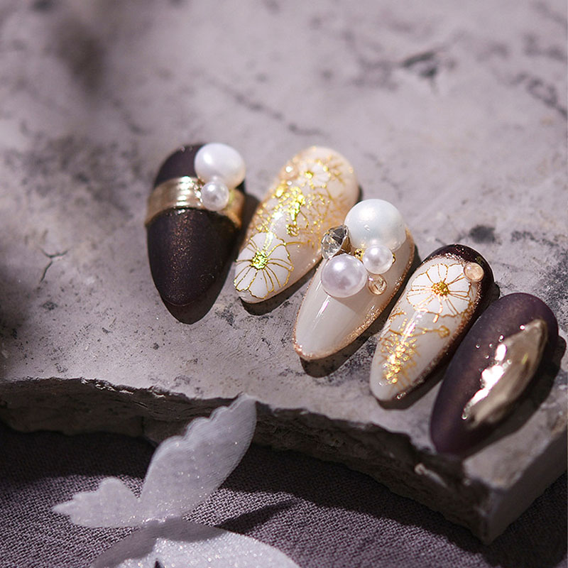 Almond French Nail Tips Natural Acrylic 