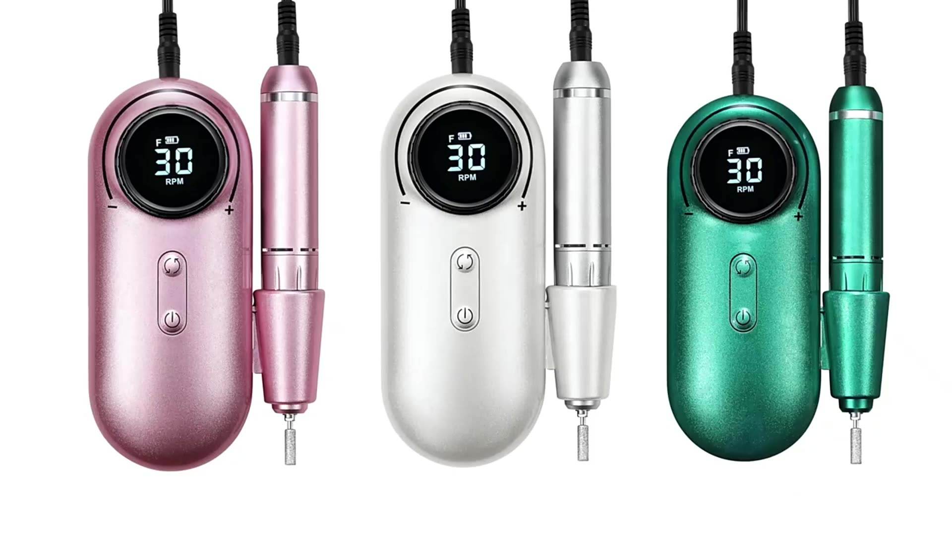 Rechargeable Nail Drill Set Machine 45w 35000rpm 
