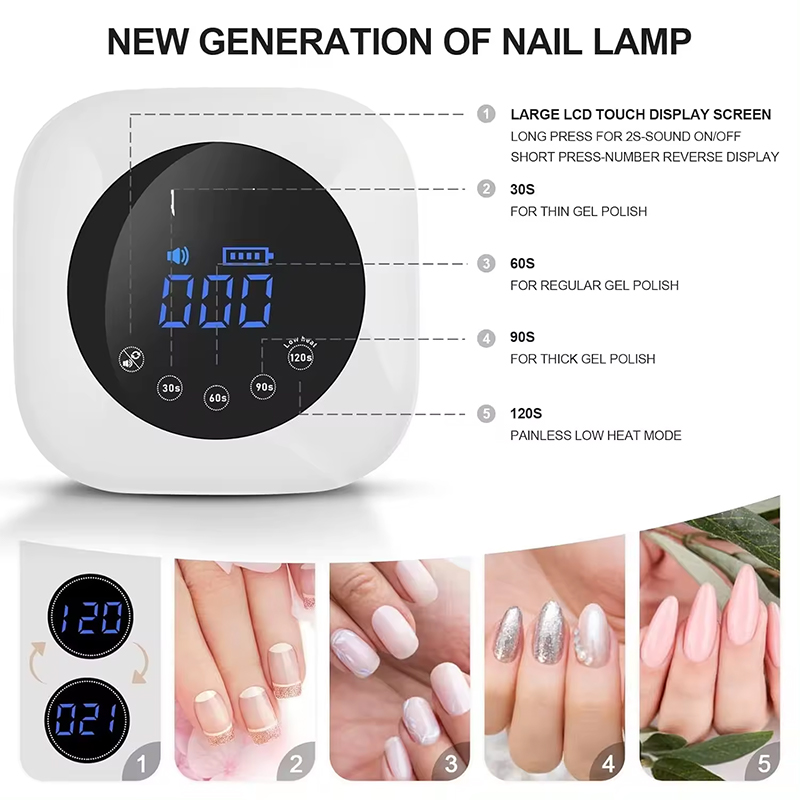 UV Adhesive Ultraviolet Nail Lamp for Home Use 