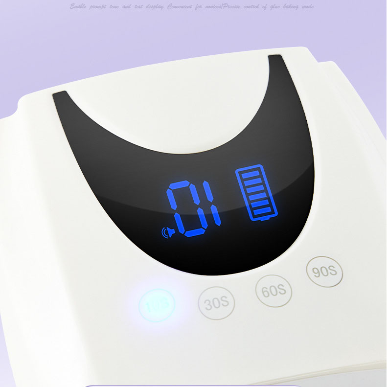 72W Rechargeable Cordless Nail Dryer Lamp Machine 