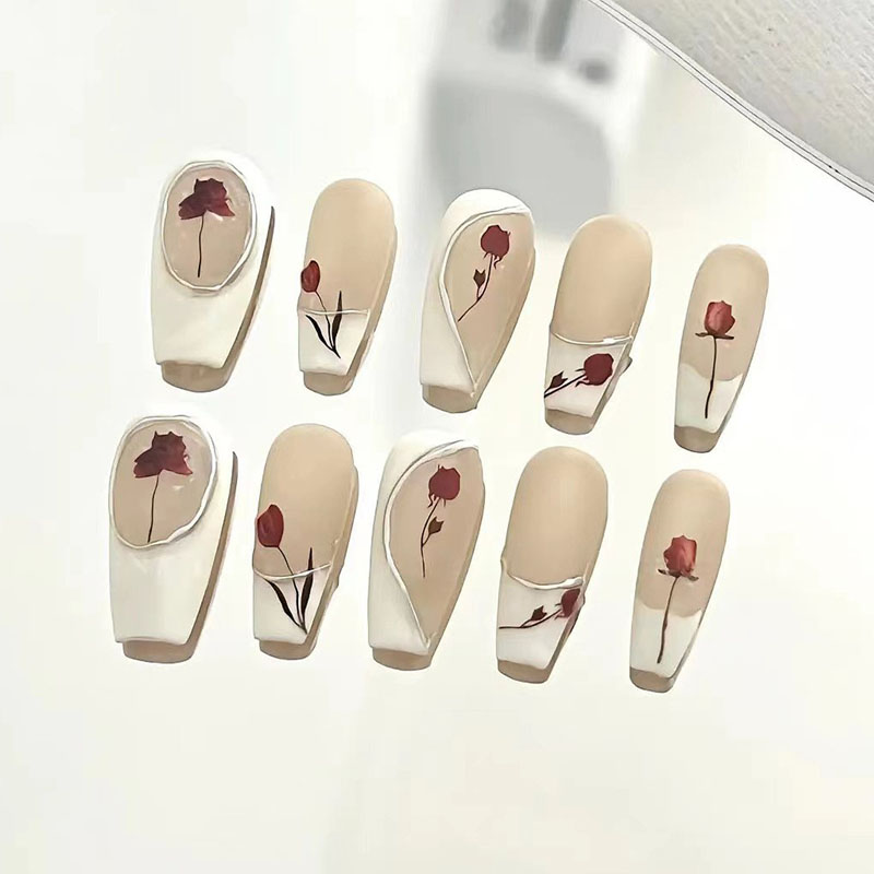 Short Coffin Nail Tips Clear 