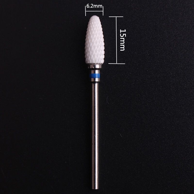 Ceramic Nail Drill Bits Tips For Natural Nails 