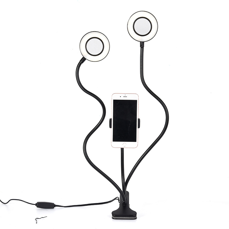 Fill Light Beauty Selfie Stand Desktop Clip Light 