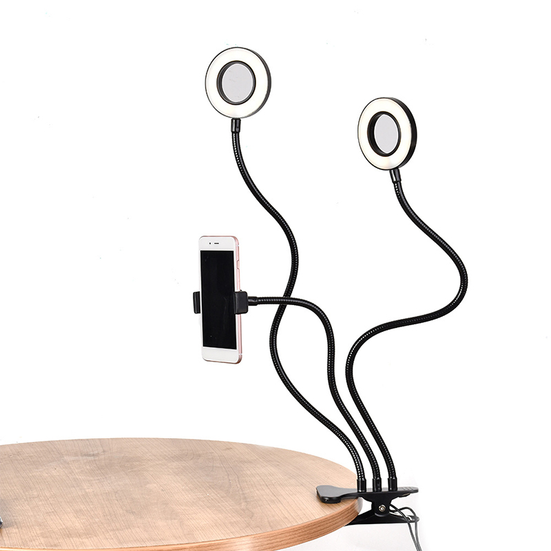Fill Light Beauty Selfie Stand Desktop Clip Light 