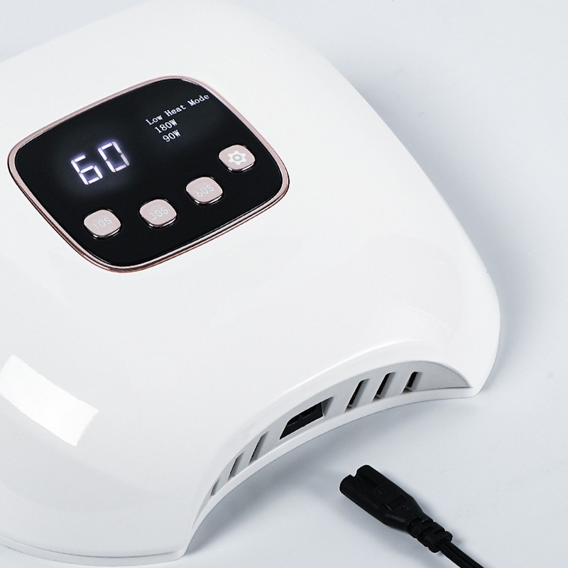 180W Nail Art Baking Lamp Fast Drying Light Therapy Machine Large Capacity 