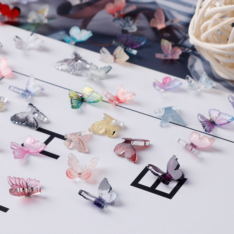 DIY Nail Stickers For Nail Art Flowers Butterfly Star Pack 