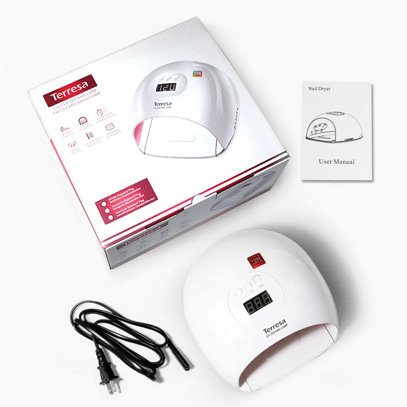 High Power Quick Drying No Black Finger Nail Drying Lamp 