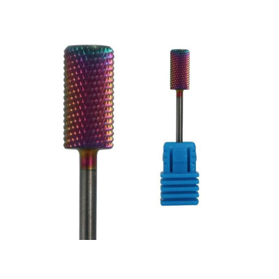 Rainbow Carbide Nail Drill Bits Tip For Natural Nails Buffer 