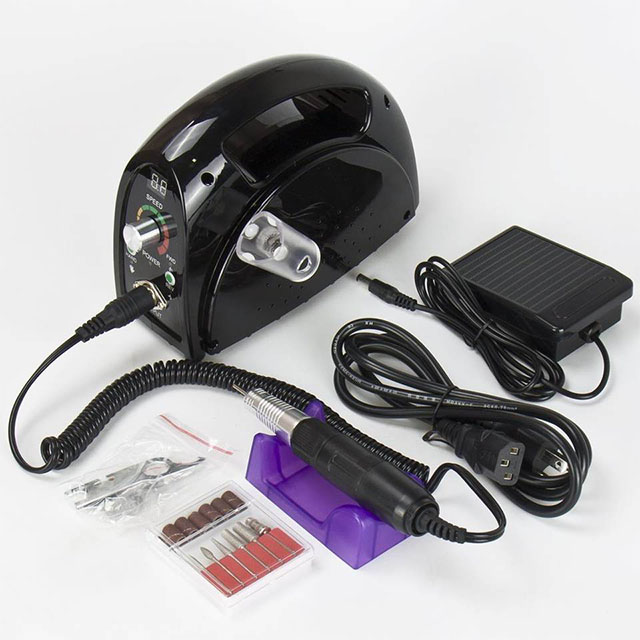 Nail Drill Set Electric To Remove Dip 65w 35000rpm 