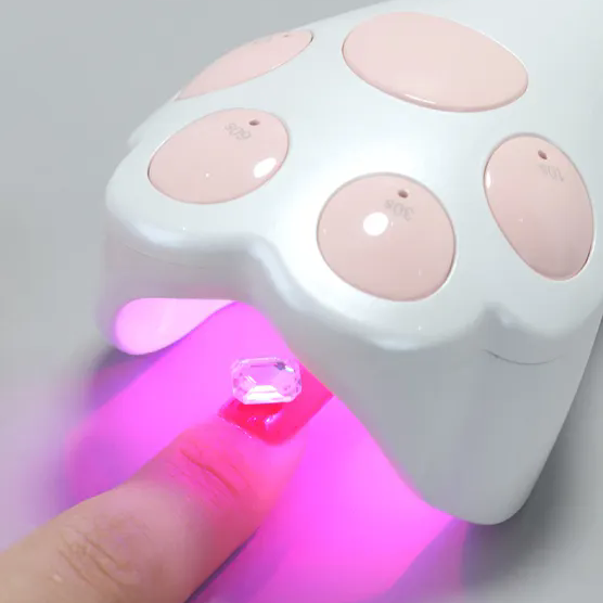 Cat's Claw Small Portable Electricity Storage Red Light Nail Polish Machine 