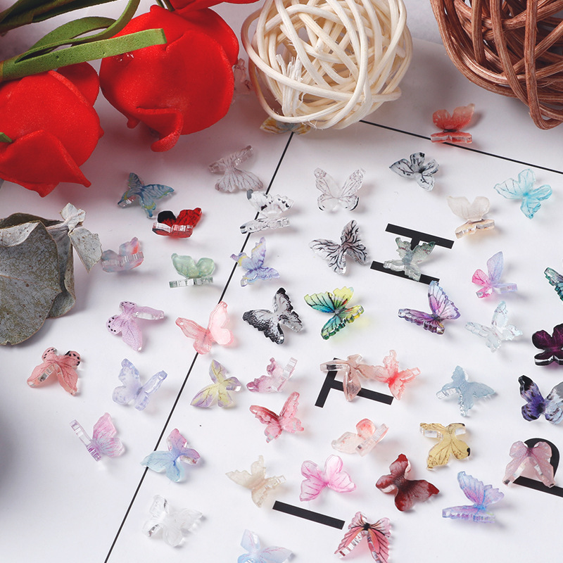 DIY Nail Stickers For Nail Art Flowers Butterfly Star Pack 