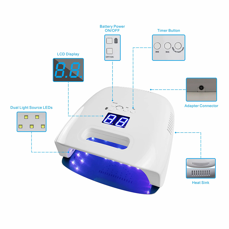 60w High Power Storage Model Nail Light 
