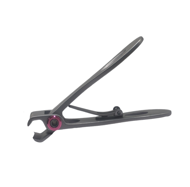 Large opening stainless steel nail clippers are splash proof