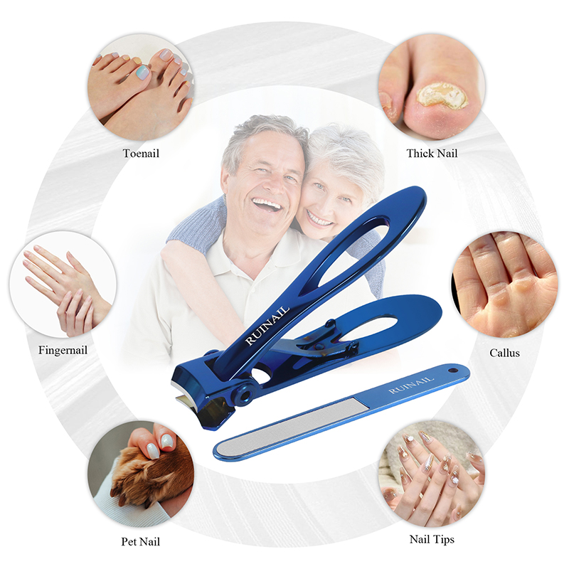 Large Opening Nail Clippers for Hard and Thick Nails 