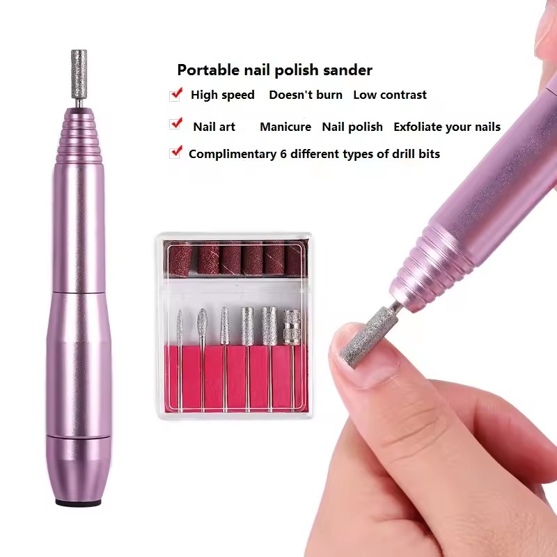 Pen Metal Nail Polishers Nail Remover 