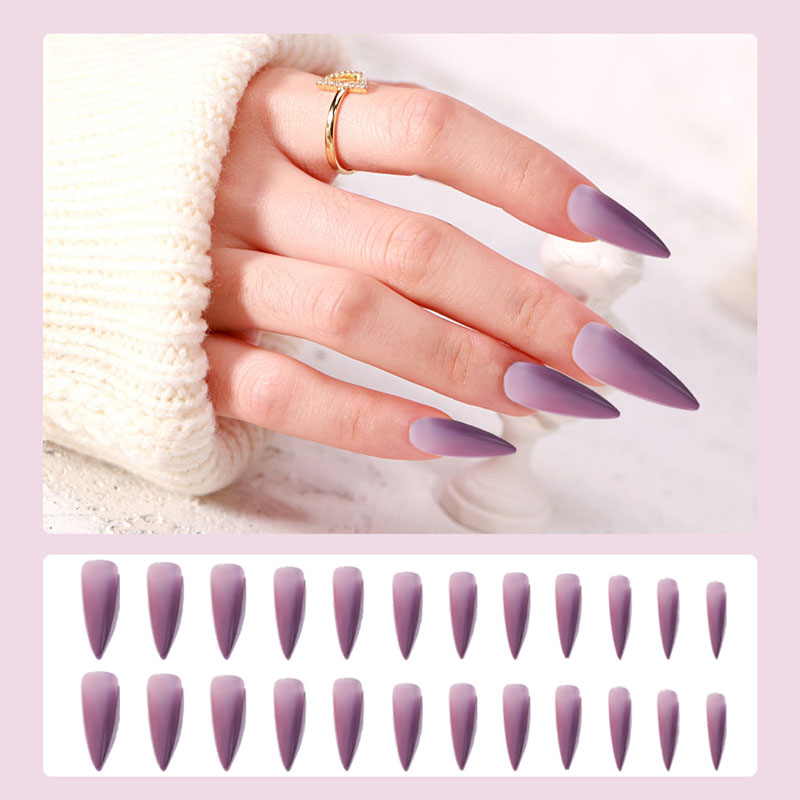 Press Sticker on Nails Tip Long Short Stiletto Nails 
