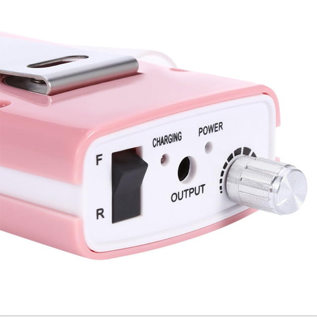 Rechargeable Popular Nail Drill Set Pink 25w 30000rpm 
