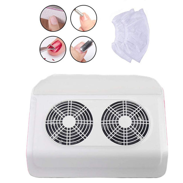 68w Nail Dust Collector Fan With Filter 