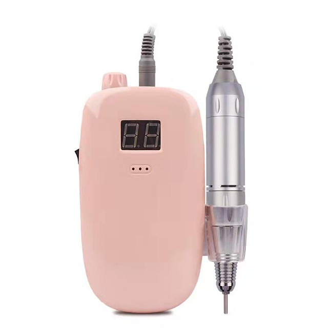 Rechargeable Nail Drill Set White Natural Nails 25w 30000rpm 