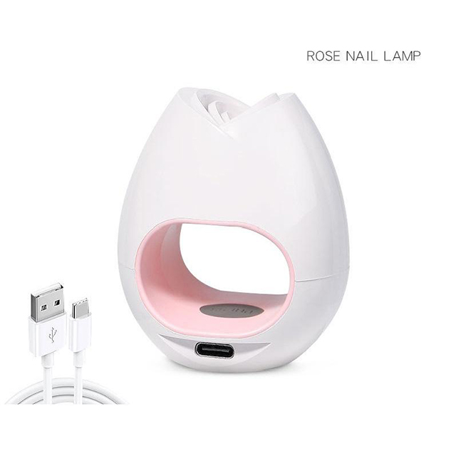 Gel Nail Dryer Lamp UV 16w Rose USB For Single Finger 